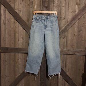Madewell The Perfect Vintage Wide-Leg Crop Jean EUC